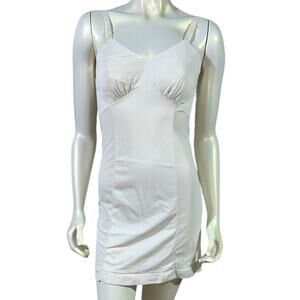 Copley 60s White / off white proportioned Slip Dress 32 Short